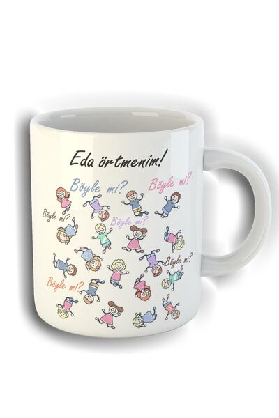 EJOYA Kişiye Özel Anaokulu Öğretmenleri Için Böylemi Temalı Kupa Bardak