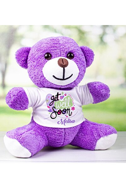 EJOYA Kişiye Özel İsimli Geçmiş Olsun Temalı Peluş Ayı 111990