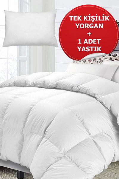 SİHİRLİ AYAKLAR Eko Box Single Quilt and Pillow Microfiber Silicone
