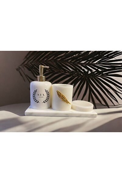 SİA ART DESİNG ΣΕΤ ΜΠΑΝΙΟΥ ΜΑΡΜΑΡΙΚΟ ΣΕΤ 4 ΦΙΓΟΥΡΩΝ