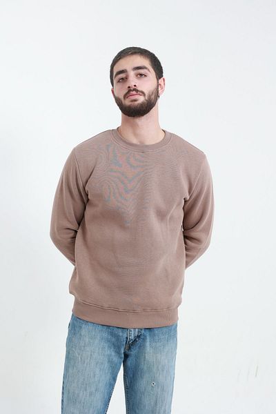 TKT Μαλακό ύφασμα 3 Thread Ανδρικό Crew Neck Sweat Puff