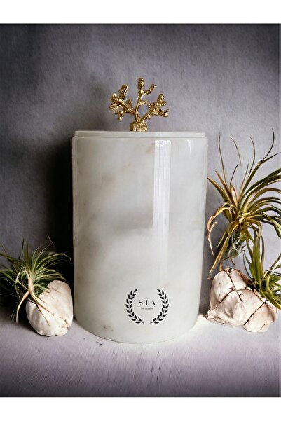 SİA ART DESİNG Mermer Çöp Kovası