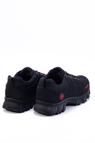 en7 Μαύρες χειμερινές ανθεκτικές μπότες με κορδόνια Unisex εξωτερικού χώρου 4054