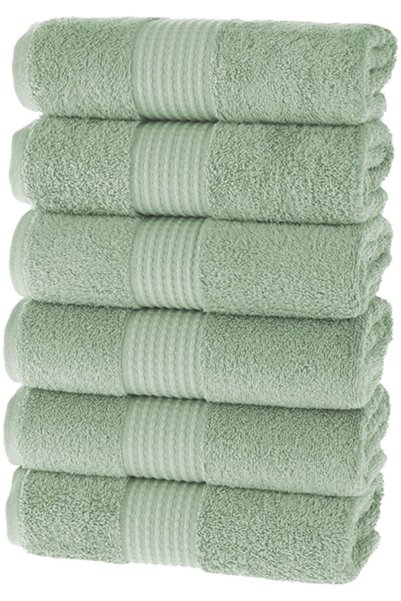 MAURAHOME Tomurcuk %100 Pamuk 6'lı 50x100 cm El Havlusu Seti