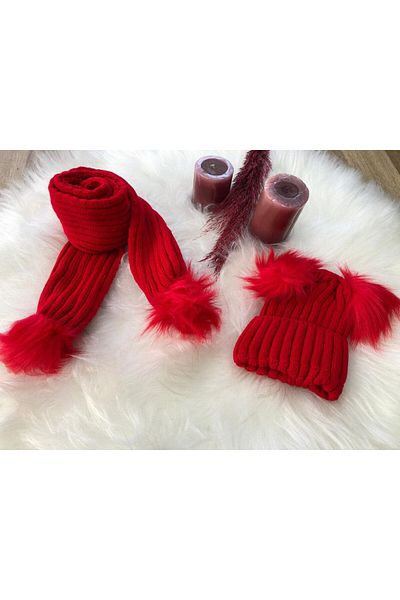 ÇOCUK GİYİM MERKEZİ Children's Scarf Beat Set