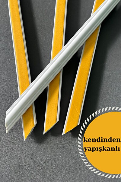 DİECOR Kolay Kurulum, Kendinden Yapışkanlı, Boyanabilir Dekoratif Hazır Kesimli Duvar Çıtası Paketi