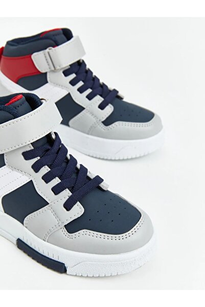 LC Waikiki Steps Khaki Color Blocked Ankle Length Boys' Sports Shoes