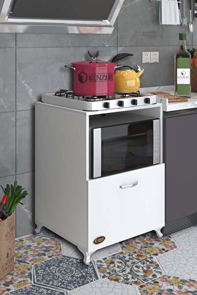 Kenzlife ocak dolabı ayşe byz 85*60*57 mutfak modül mini fırın mikrodalga ban...