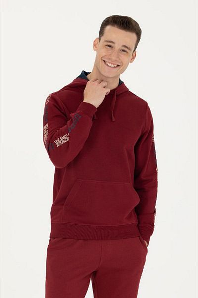U.S. Polo Assn. U.S. Polo Assn. Мъжки суичър с качулка