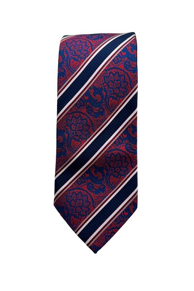 CROATE 100% Microfiber Striped Tie