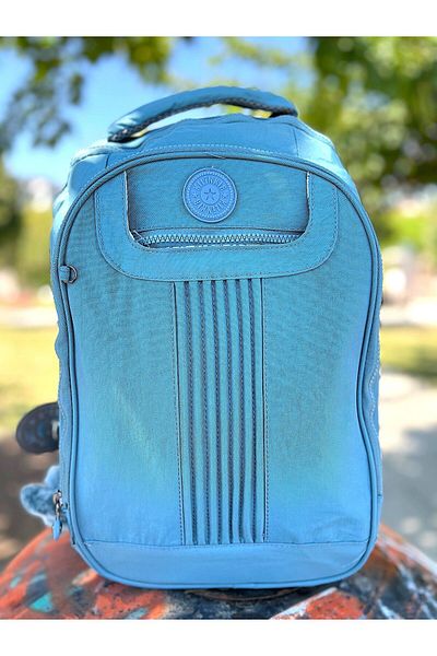 Bonjour 11 Compartments Large Volume Water Resistant Fabric Unisex School Bag Backpack