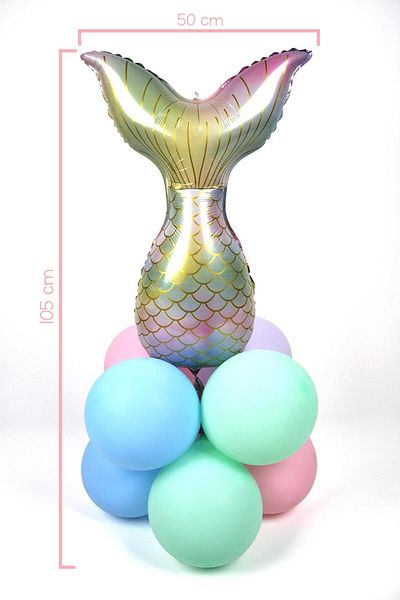 Le Mabelle Σετ μπαλόνι Mermaid Tail