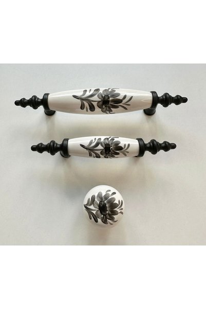 Karan Porselen Porcelain Furniture Drawer Cloakroom Kitchen Cabinet Handle