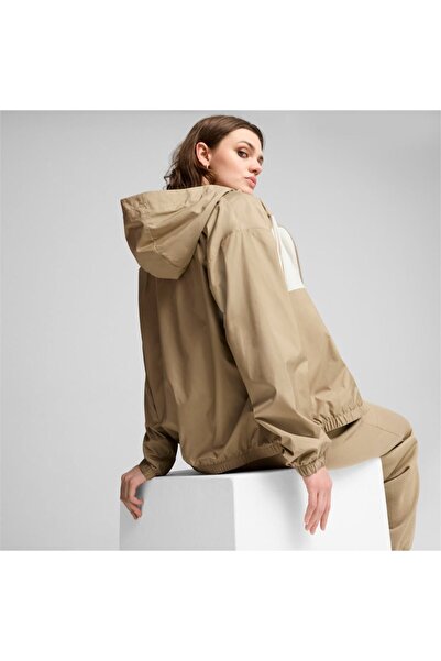 Puma Beige Windbreaker - Mesh Lined Women 62747467