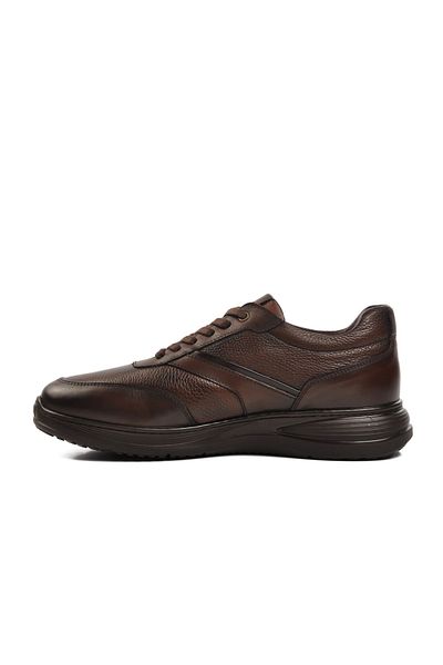 AYAKMOD 4K2341-2088 Καφέ Δερμάτινα Ανατομικά Ανδρικά Casual Παπούτσια