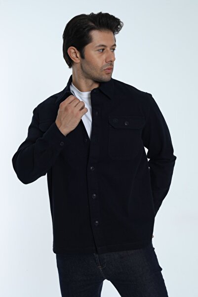 Cordial Чоловічий піджак 100% бавовна, темно-синій, з двома кишенями