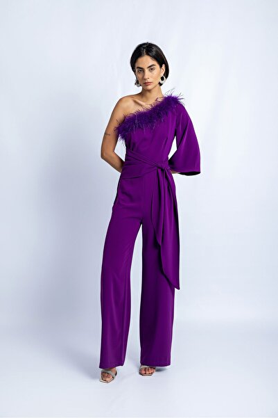 ELİSEV TÜY DETAYLI TULUM