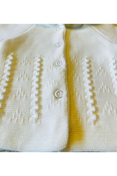 anne dokunuşu gibi KUZUM BEBE Kalın Çift Katlı Kapşonlu Kız Erkek Bebek Çocuk Triko Ceket