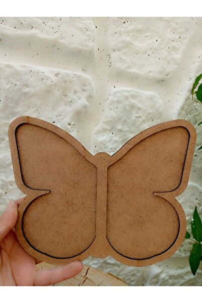 AllFayLazer Kelebek Figürü Ahşap Çocuk Mozaik  Eğitici Oyun  Çocuk Aktivite