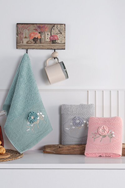 ShineARS 30x50 Çeyizlik-mutfak Havlusu Seti 3 Adet