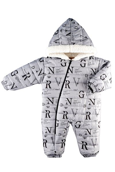 Merdia Letter Patterned Fur Inside Cosmonot/Astronot