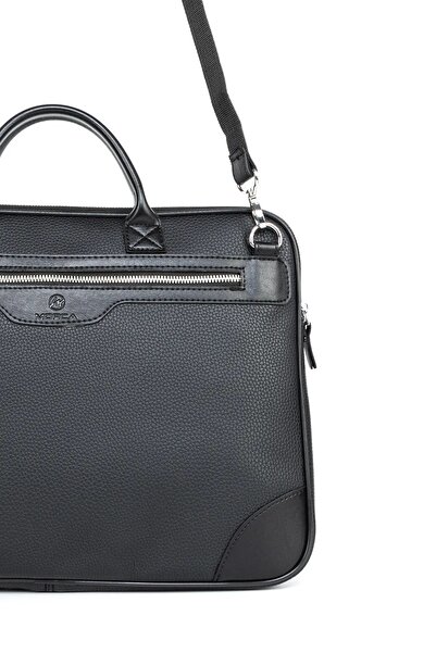 MORCA Tam Koruma Suni Deri Laptop Evrak Çantası 15.6"