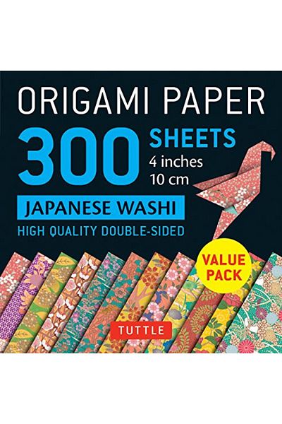 Ingram Origami Paper Japanese Washi Patterns 4 Inch 10Cm 300 Sheets Tuttle Origami Paper Highqualit