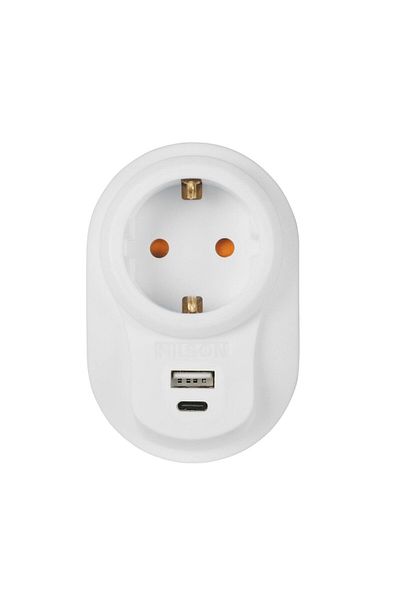 Axe Tools C Type Surge Protected Single U + C Type Plug Socket (1 PC)