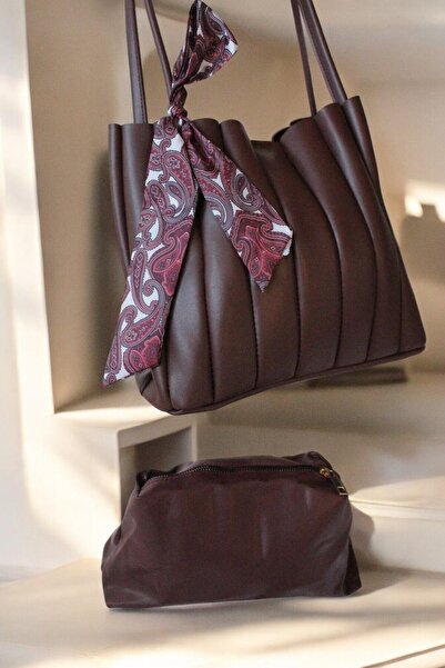 Luniva İstanbul Kadın Zarif Omuz Çantası - Çok Bölmeli ve Ekstra Cüzdanlı Yav...