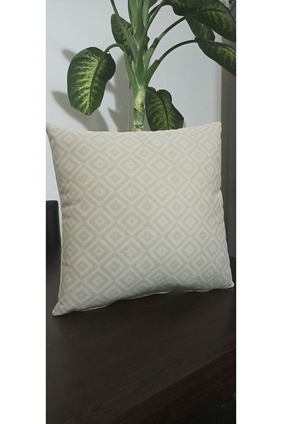 Rüyam Husă de pernă decorativă crem cu model