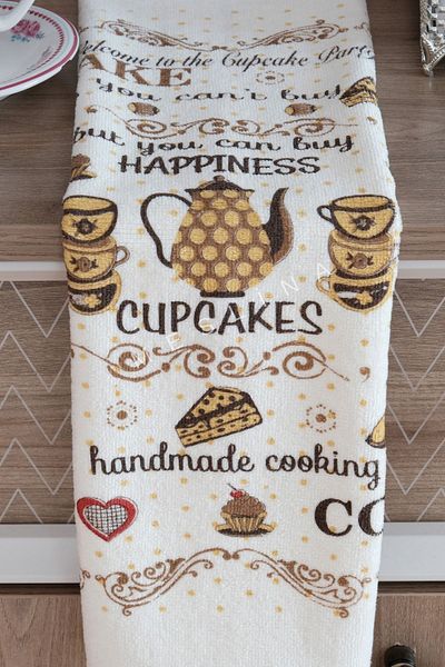Meslina Home Printed Towel |   30X50 cm Kitchen Towel |   Drying Cloth |   Hand Towel