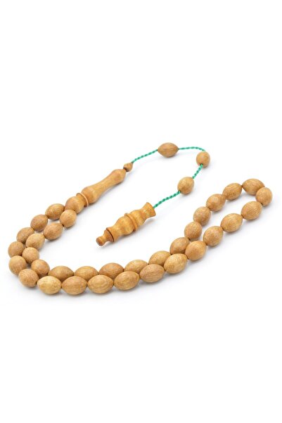 Murty99 Master Work System Beige Cut Beech Wooden Prayer Beads
