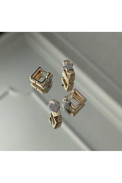 Bubbleatelier Yıldız kare küpe