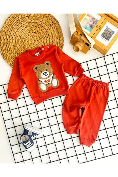 DERİNBEBE لعبة أطفال مبهجة منقوشة بنمط الدبدوب المطرز، مجموعة من البلاط القطن...