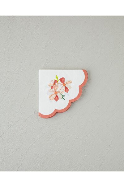 English Home Retro Bouquet Kağıt 20'li Kağıt Peçete Beyaz