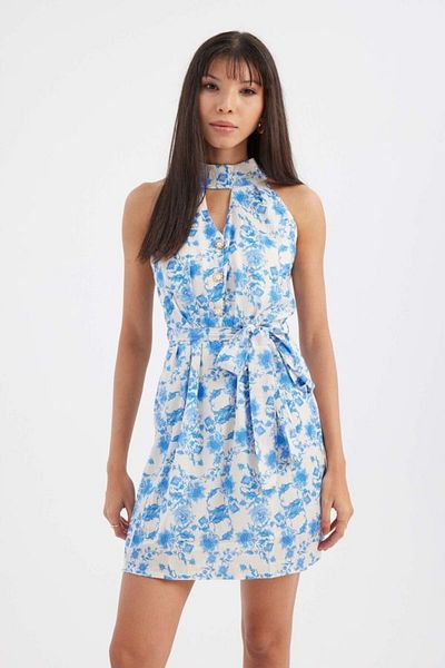 Hiccup Rochie mini cu curea cu imprimeu floral