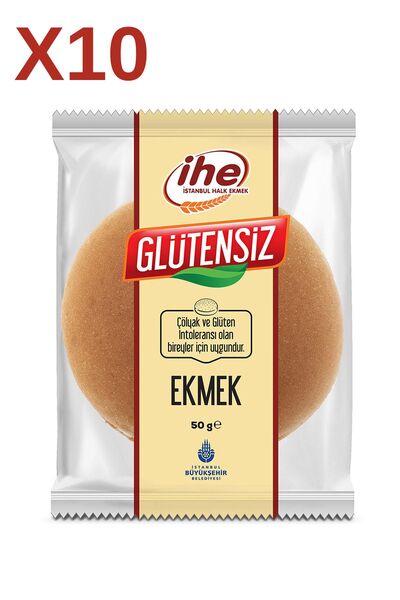 İhe Glütensiz Ekmek 10x50gr