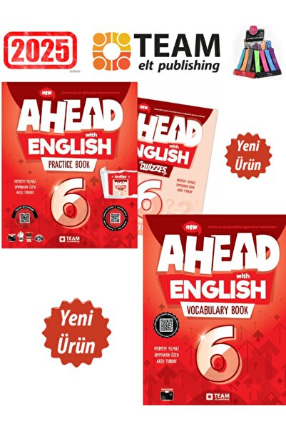 Team Elt Publishing 2025 6.Sınıf Ahead with English 6 Practice Book (+Quizzes...