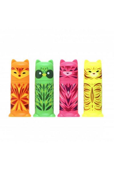 Maped Phosphor Pens Mini Cut 4 Color Pack Set