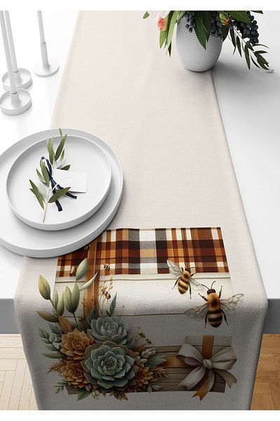 Bertille Home Autumn Series 140X40 cm Digital Printed Runner (Halloween Autumn)