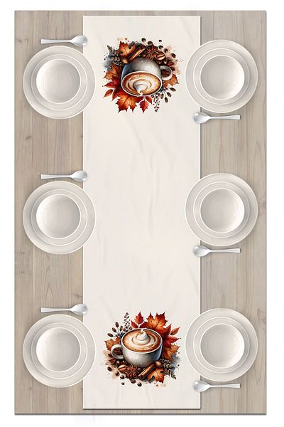Bertille Home Autumn Series - 140x40 cm Digital Printed Runner (Halloween Autumn)