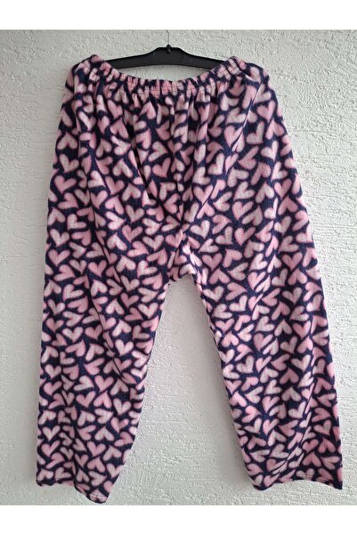 Nisa Γυναικείες πιτζάμες μικτού μεγέθους Battal - Φλις μοτίβο, χειμώνας με δίχτυ