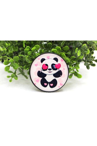 Tezcan Aksesuar Popsocket Telefon Tutacağı Desenli ve Baskılı Parmak Tutucu