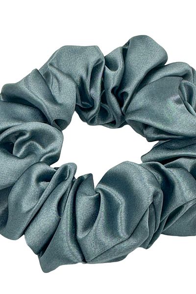 ICON SILK Scrunchie de păr 100% mătase (albastru noapte)