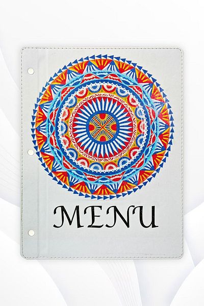 ankara menü 5 Sheets A4 Menu Container - Printed and Acidated
