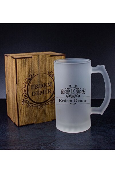 EJOYA Kişiye Özel Kutusunda Bira Bardağı Hediye Seti 108259