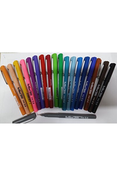 artline ARTLİNE FİNELİNER KEÇELİ KALEM-19 RENK