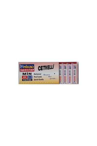Mikro 75 mm 2B with Ruler - Min End 0.5 (12 Pieces)