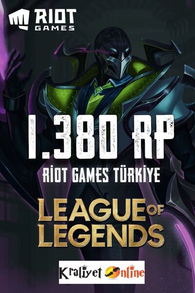 Riot Games League of Legends 1380 Riot Points-LOL 1380 RP TR