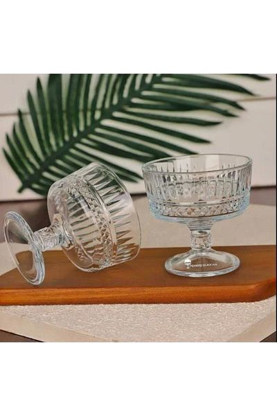 Paşabahçe Elysia 51749-2-Piece Flat Ice Cream Set